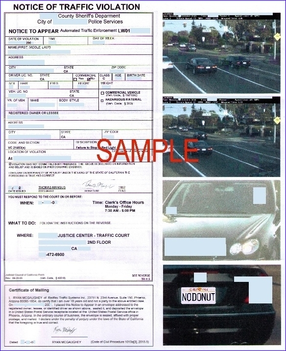 How Do You Fight a Camera Red Light Ticket